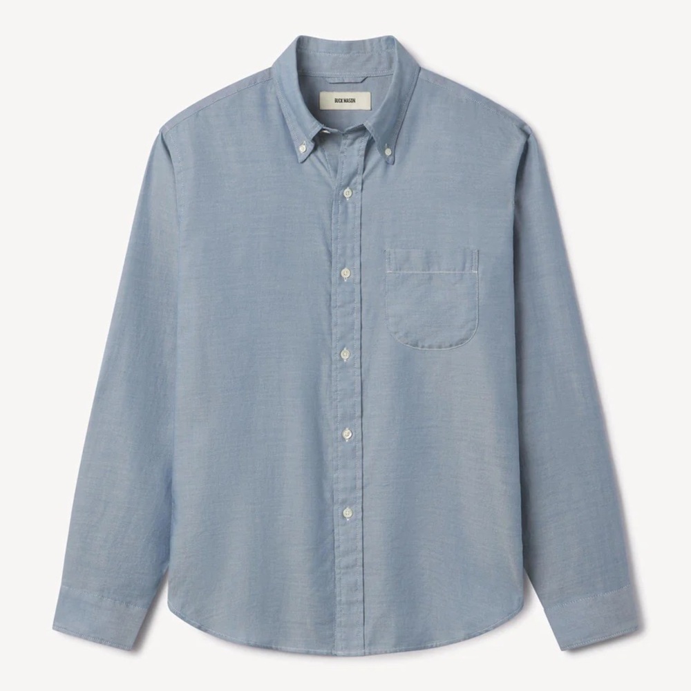 Buck Mason Light Blue Men's Shirt